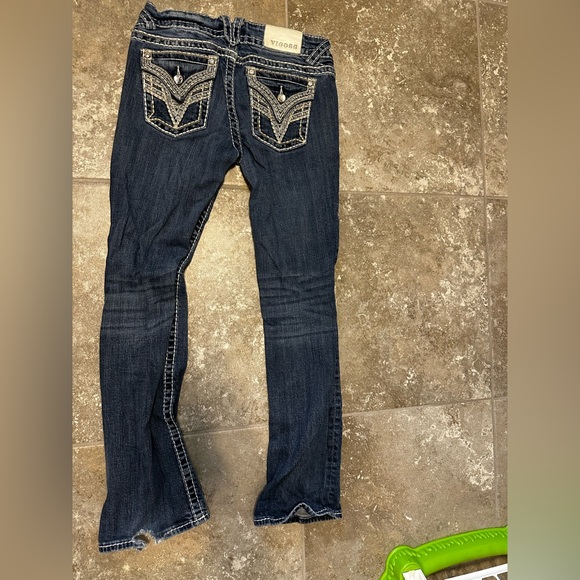 Vigoss size 2 Faded Jeans Slim Boot - Picture 3 of 3